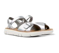 Camper Oruga Sandal K200631, Sandalia de 2 Correas Mujer, Gris Medio 012, 38 EU