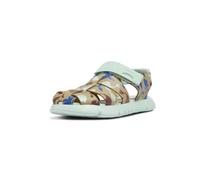 Camper Oruga Sandal K800242, Sandalia con Correa en T Unisex niños, Multicolor 027, 27 EU