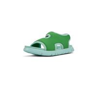 CAMPER Oruga - Sandals for Girls - Green, size 32, Cotton fabric