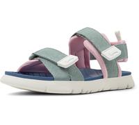 CAMPER Oruga - Sandals for Girls - Green, size 33, Cotton fabric