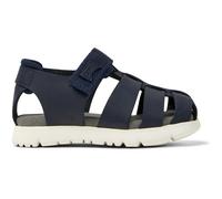 CAMPER Oruga - Sandals for Boys - Blue, size 26, Smooth leather/Cotton fabric