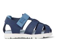 CAMPER Oruga - Sandals for First walkers - Blue, size 22, Smooth leather/Cotton fabric