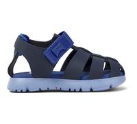 CAMPER Oruga - Sandals for First walkers - Blue, size 23, Smooth leather/Cotton fabric