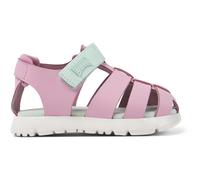 CAMPER Oruga - Sandals for First walkers - Pink, size 22, Smooth leather/Cotton fabric