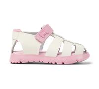 CAMPER Oruga - Sandals for Girls - Beige, size 26, Smooth leather/Cotton fabric