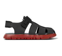 CAMPER Oruga - Sandals for Girls - Black, size 30, Smooth leather/Cotton fabric