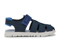 CAMPER Oruga - Sandals for Girls - Blue, size 31, Smooth leather/Cotton fabric