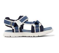 CAMPER Oruga - Sandals for Girls - Blue,White, size 27, Cotton fabric