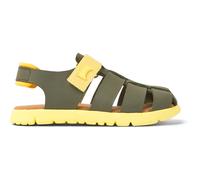 CAMPER Oruga - Sandals for Girls - Green, size 29, Smooth leather