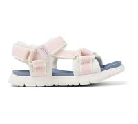 CAMPER Oruga - Sandals for Girls - White,Pink, size 30, Cotton fabric