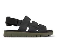 CAMPER Oruga - Sandals for Men - Black, size 39, Smooth leather/Cotton fabric