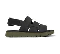 CAMPER Oruga - Sandals for Men - Black, size 41, Smooth leather/Cotton fabric