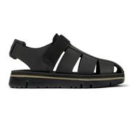CAMPER Oruga - Sandals for Men - Black, size 43, Smooth leather/Cotton fabric