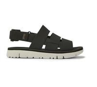 CAMPER Oruga - Sandals for Men - Black, size 45, Smooth leather/Cotton fabric
