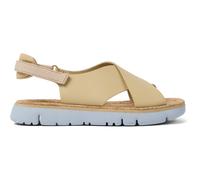 Camper Women's Oruga K200157 Flat Sandal, Medium Beige 048, 38 EU
