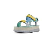 CAMPER Oruga Up - Sandals for Women - Blue,Grey,Yellow, size 39, Smooth leather