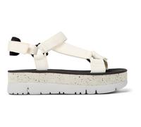 CAMPER Oruga Up - Sandals for Women - White, size 37, Cotton fabric