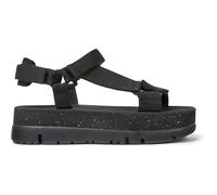 CAMPER Oruga Up - Sandals for Women - Black, size 36, Cotton fabric