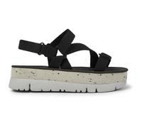 CAMPER Oruga Up - Sandals for Women - Black, size 38, Cotton fabric