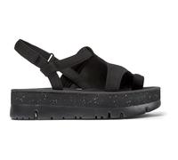 CAMPER Oruga Up - Sandals for Women - Black, size 39, Cotton fabric
