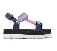 CAMPER Oruga Up - Sandals for Women - Blue,Pink, size 38, Smooth leather