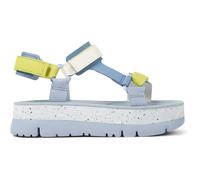 CAMPER Oruga Up - Sandals for Women - Blue,White,Green, size 37, Smooth leather