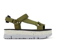 Camper Women's Oruga Up K200851 Sandal, Medium Green 020, 38 EU