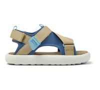 CAMPER Pelotas Flota - Sandals for Girls - Blue,Beige, size 35, Cotton fabric