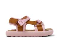 CAMPER Pelotas Flota - Sandals for Girls - White,Pink,Brown, size 28, Cotton fabric