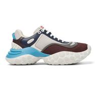 CAMPER Pelotas Mars - Sneakers for Women - Grey,Burgundy,Blue, size 40, Cotton fabric/Smooth leather