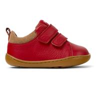CAMPER Peu - Hook and loop for Boys - Red, size 26, Smooth leather