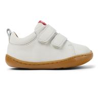 CAMPER Peu - Hook and loop for First walkers - White, size 23, Smooth leather