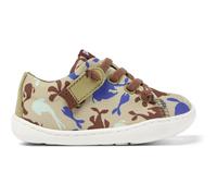 CAMPER Peu - Smart casual shoes for First walkers - Beige,Blue,Red, size 25, Cotton fabric/Smooth leather