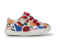 CAMPER Peu - Smart casual shoes for First walkers - Blue,White,Orange, size 22, Cotton fabric/Smooth leather