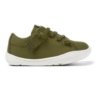 CAMPER Peu - Smart casual shoes for First walkers - Green, size 24, Cotton fabric/Smooth leather