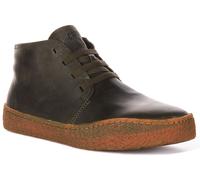 CAMPER Peu Terreno Suela Crepé Cordones Cuero Bota Hombre Verde Oscuro EU 39-46