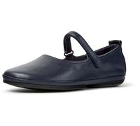 Camper Right Nina Zapatos azules de piel para mujer. | Con plantillas de EVA extraíbles, sistema de cierre autoadherente y suelas de goma (20 % recicladas).