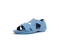 Camper Right Nina K201367, Sandalia Plana Mujer, Azul Medio 005, 38 EU