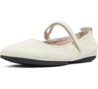 Camper – Bailarinas mujer Right Nina-k201402 – Blanco Natural 007, algodón/piel lisa – Talla 41 EU