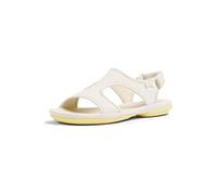 Camper Right Nina-k201514, Sandalias planas Mujer, Blanco, 35 EU