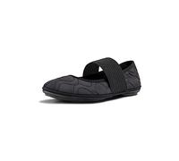 Camper Right Nina K201584, Mary Jane Flat Mujer, Black, 38 EU