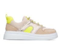 CAMPER Runner Up - Sneakers for Girls - Beige,Yellow,Grey, size 34, Cotton fabric