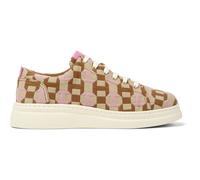 CAMPER Runner Up - Sneakers for Women - Beige,Pink,Brown, size 40, Cotton fabric
