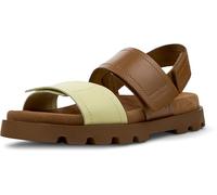 Camper Sandalias Brutus K201323 con 2 correas, Multicolor 017, 39 EU