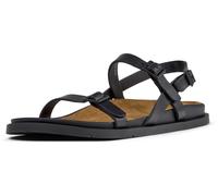 CAMPER Lluc Sandal - Sandals for Women - Black, size 39, Smooth leather