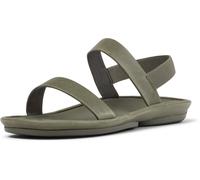 CAMPER Right Isla - Sandals for Women - Green, size 41, Smooth leather