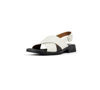 Camper Women's Dana K201600 X-Strap Sandal, White Natural 004, 35 EU