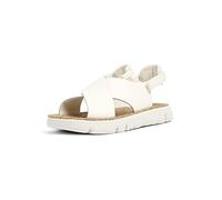 Camper Sandalias Oruga para mujer, Blanco Natural 046, 36 EU