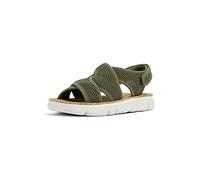 Camper Sandalias planas para mujer Oruga K201562, Verde 001, 41 EU