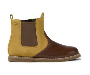 CAMPER Savina - Boots for Girls - Brown, size 38, Smooth leather